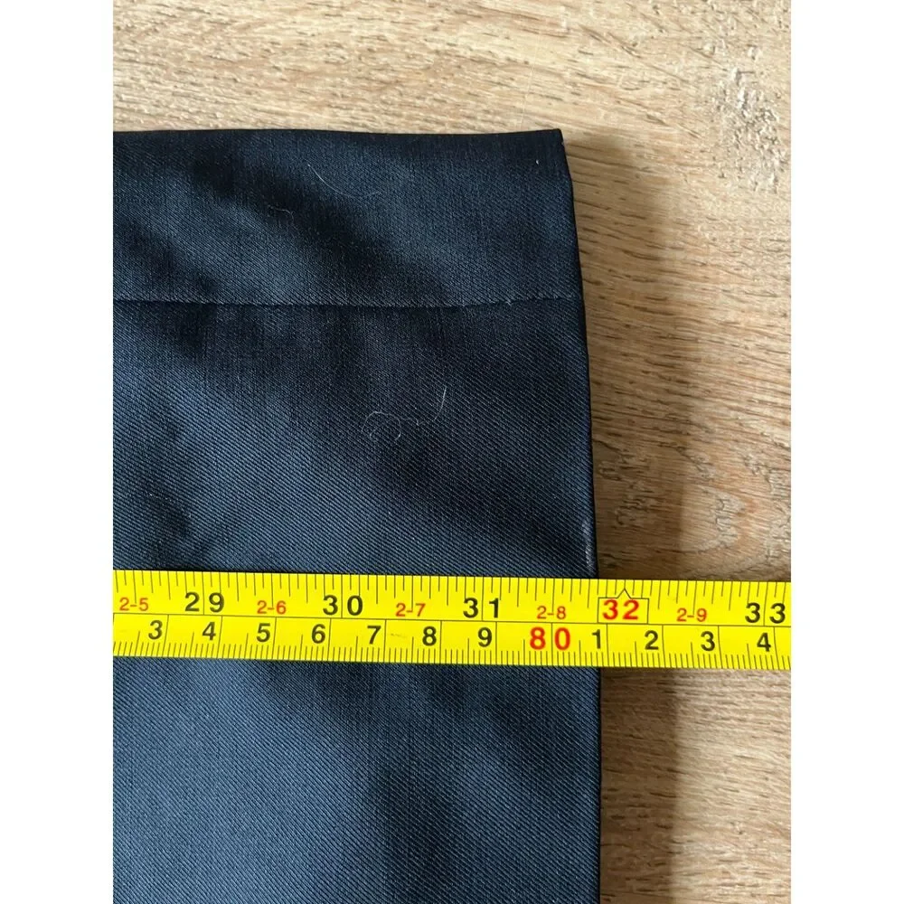 Ermenegildo Zegna Black 100% Wool Button Up Blazer Jacket   Mens Size 50L US 40L